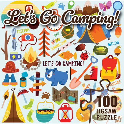 Let's Go Camping 100 Piece Puzzle