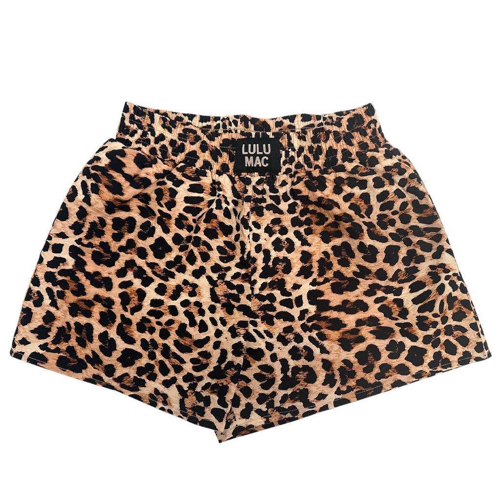 Lulu Mac Leopard Print Boxer Short