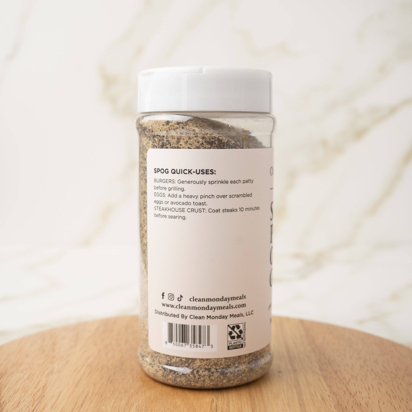 Salt+, Pepper, Onion, Garlic (SPOG) Seasoning: Standard 12 oz