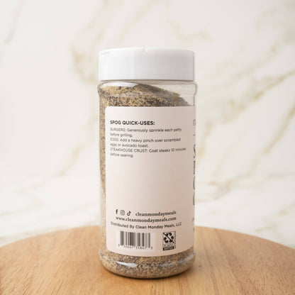 Salt+, Pepper, Onion, Garlic (SPOG) Seasoning: Standard 12 oz
