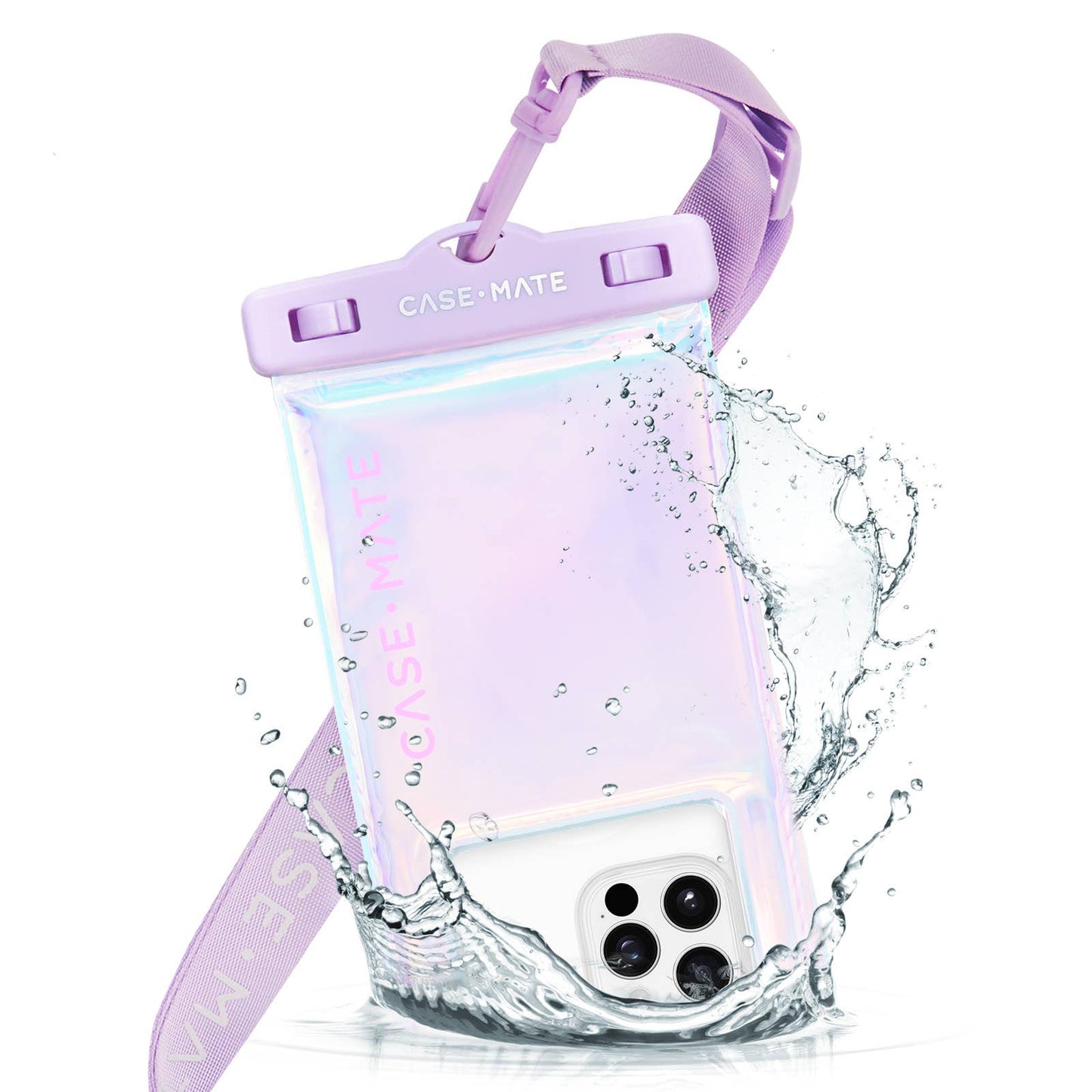 Case-Mate Waterproof Floating Phone Pouch: Citrus Splash