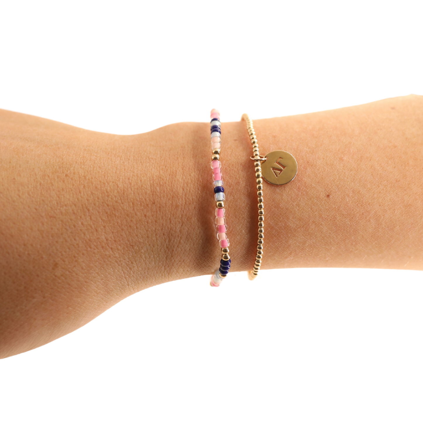 Delta Gamma Sprinkle Bracelet: Standard 6.75 inch