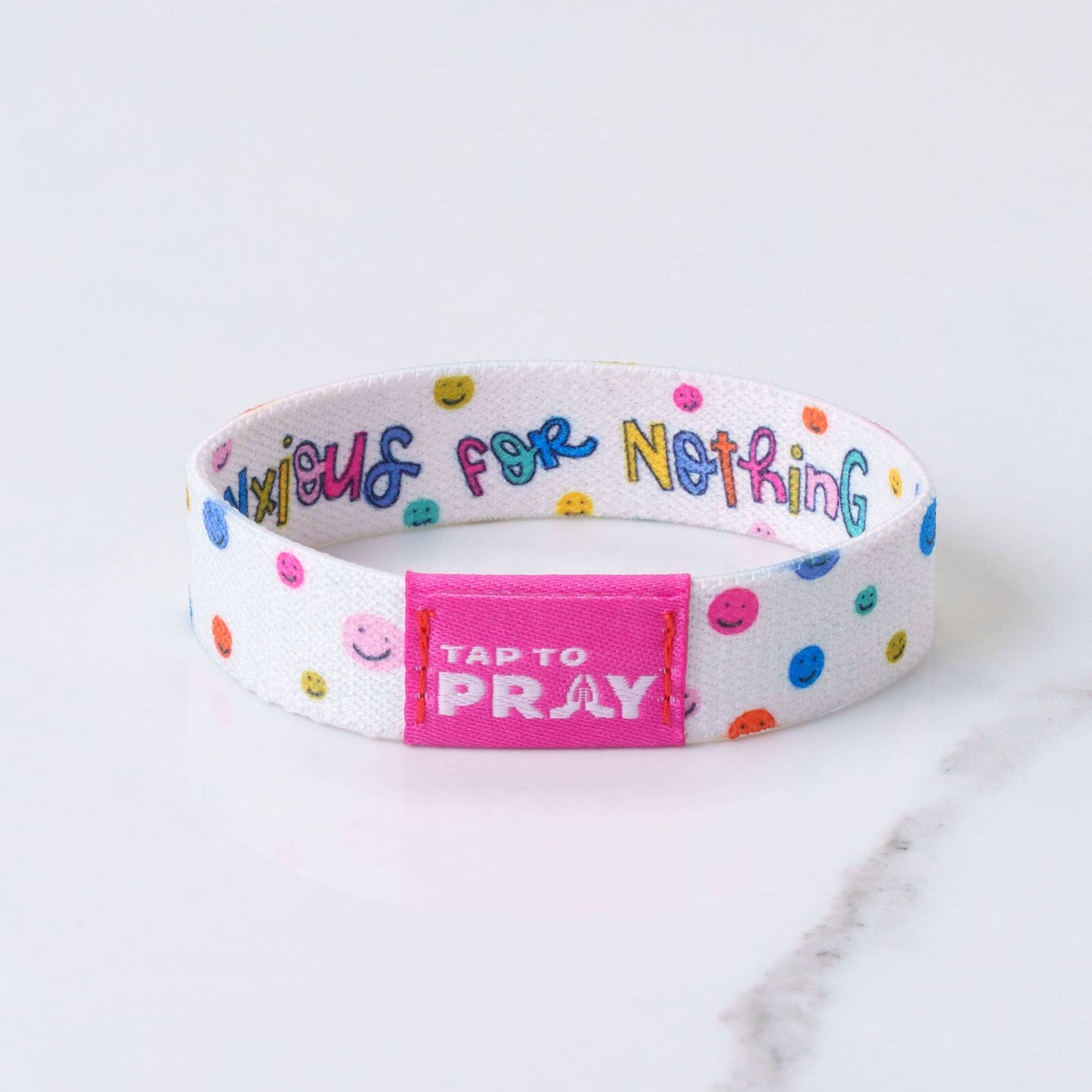 Tap To Pray™ - Kingfolk Series Wristband - Anxious for Nothing: Medium
