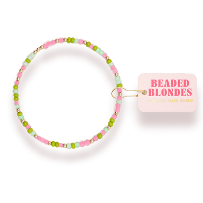 Delta Zeta Sprinkle Bracelet: Standard 6.75 inch