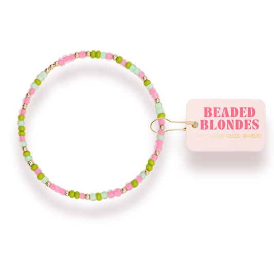 Delta Zeta Sprinkle Bracelet: Standard 6.75 inch