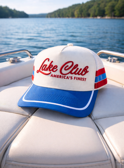 Lake Club America's Finest Vintage Trucker Hat