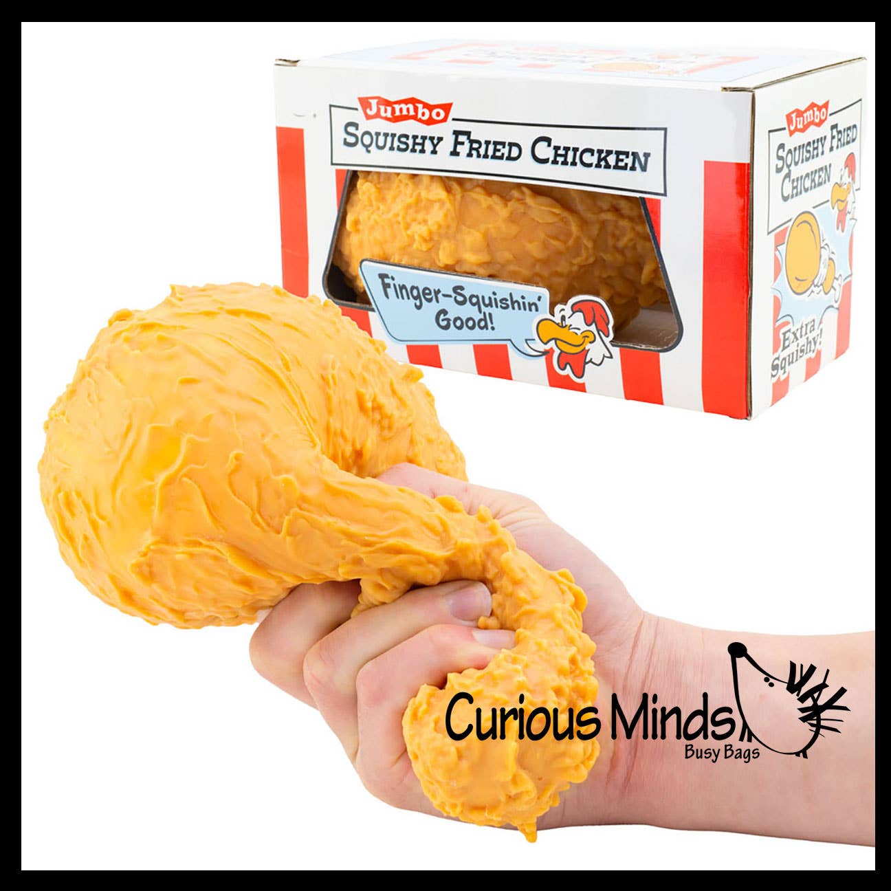 Jumbo Doh Filled Chicken Drumstick Squishy