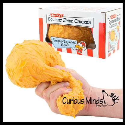 Jumbo Doh Filled Chicken Drumstick Squishy