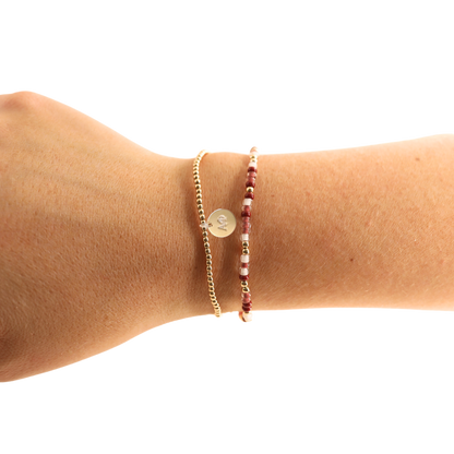 Alpha Phi Sprinkle Bracelet: Standard 6.75 inch