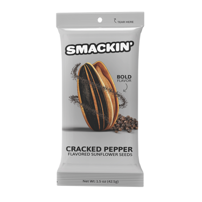 SMACKIN' Sunflower Seeds Snack Bags (1.5oz) (Options)