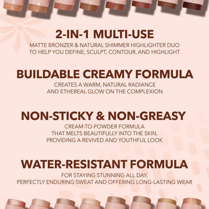 Sculpt & Glow Duo Stick (100, Fun Day Out)