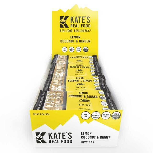 Kate's Real Food "Bivy" Lemon Coconut Oat Bar 2.2oz