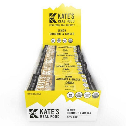 Kate's Real Food "Bivy" Lemon Coconut Oat Bar 2.2oz