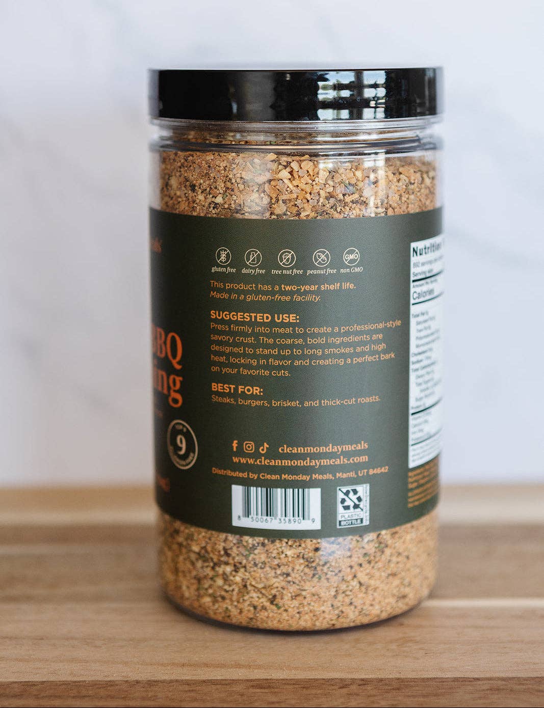 Grit & Grind BBQ Seasoning: Standard 12 oz