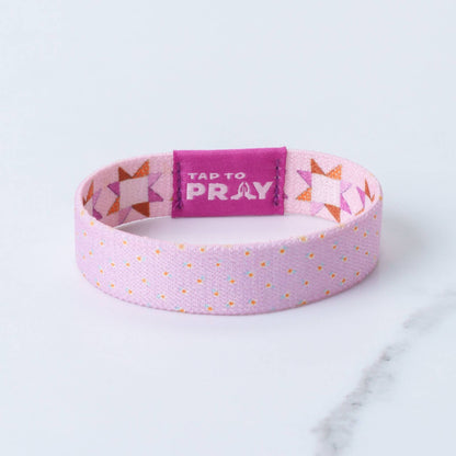 Tap To Pray™ - Kingfolk Series Wristband - Covered by His Promises: X-Small