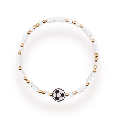 Soccer Sprinkle Bracelet (Kids Size)