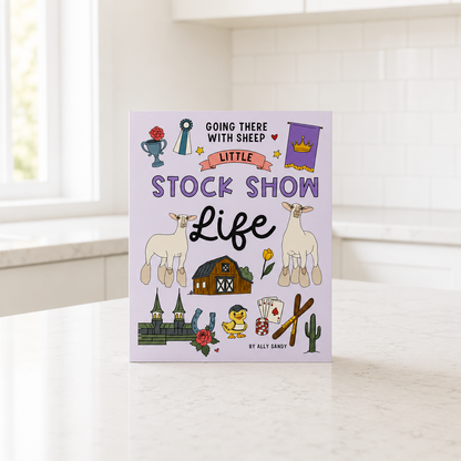Little Stock Show Life: Going There with Sheep | Livestock Coloring Book for Kids