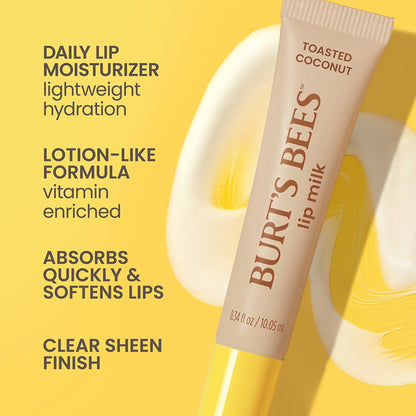 Toasted Coconut Lip Milk Daily Moisturizer With Jojoba Oil