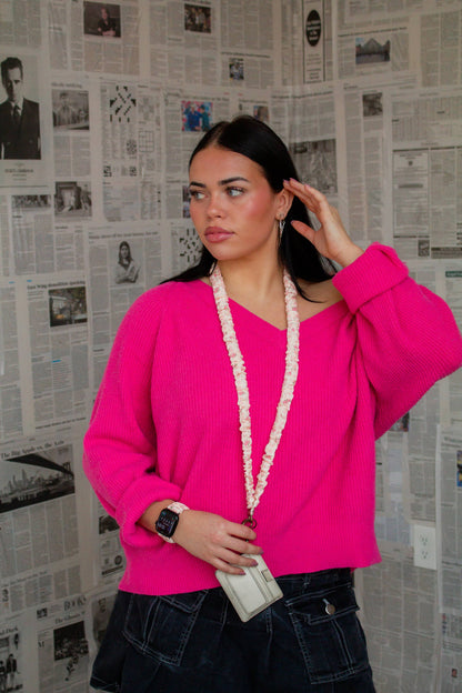 Valentine's Floral Lanyard