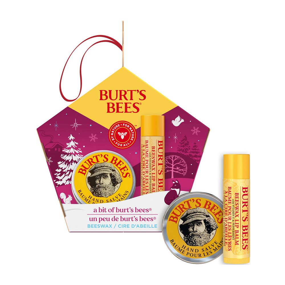 A Bit Of Burt's Original Gift Set | Hand Salve & Lip Balm