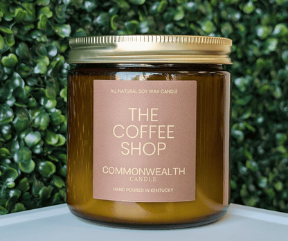The Coffee Shop: 16oz Amber Jar