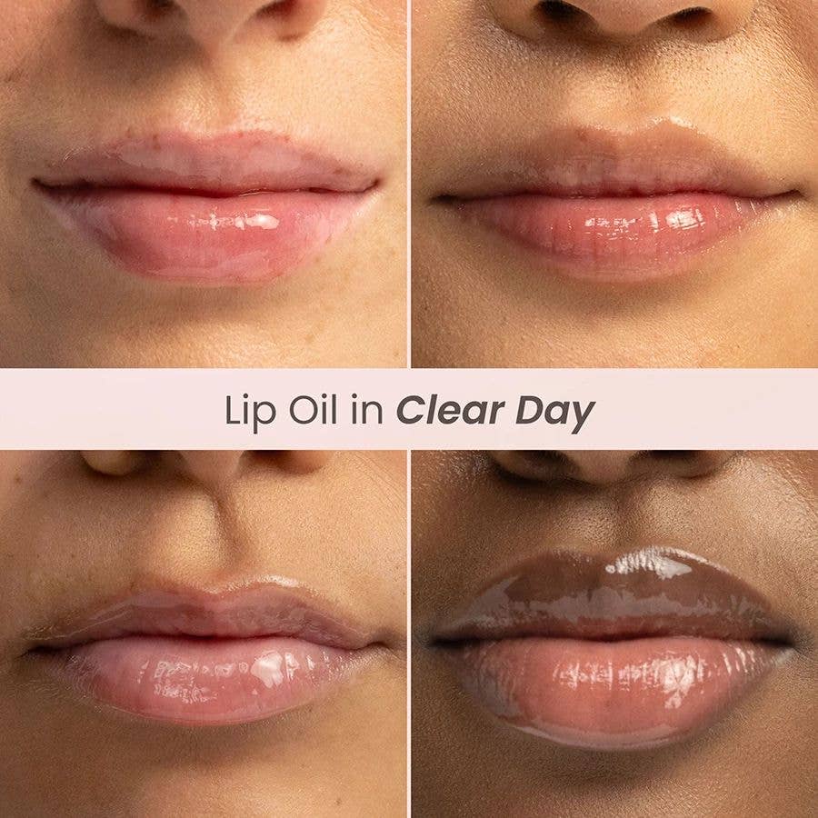 Clear Day Lip Oil With Sweet Almond Oil 0.5 oz. Blister Box
