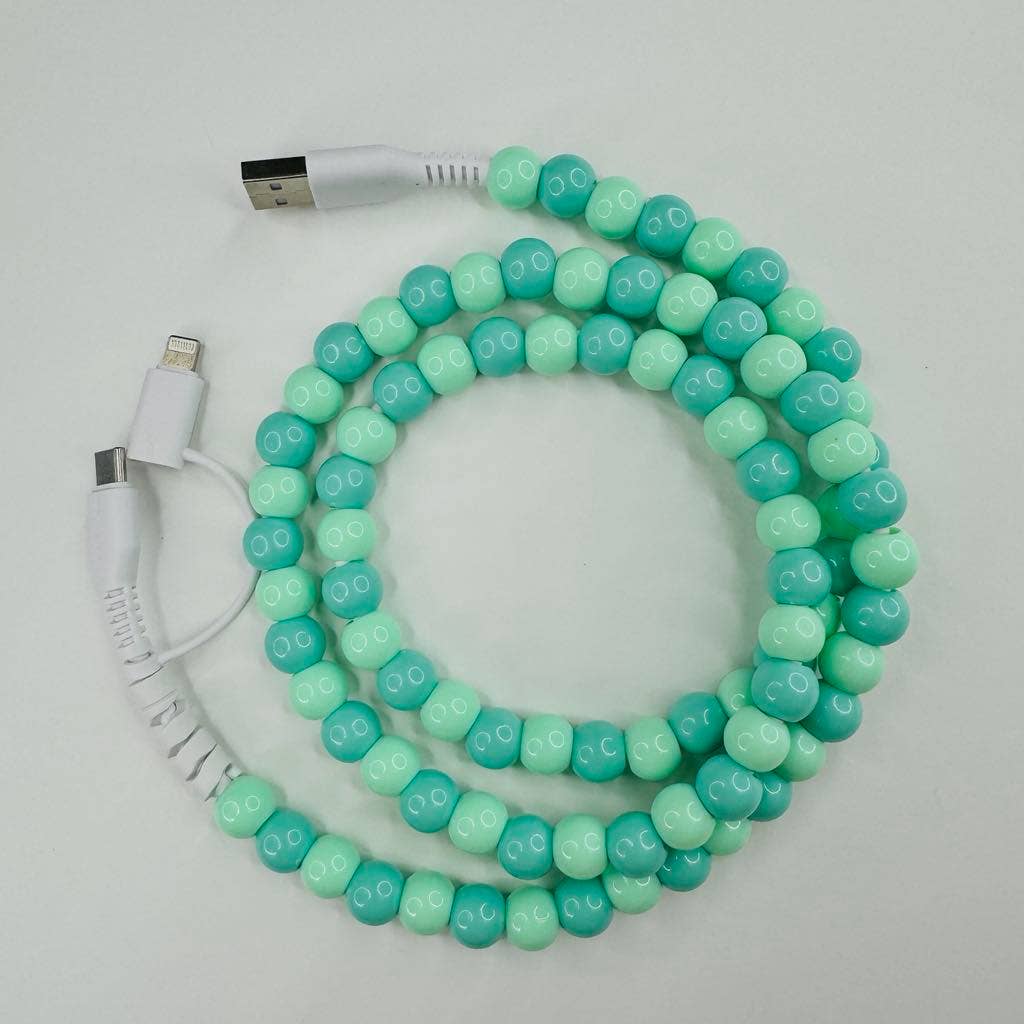 Dual Lightening Charging Cable Phone Chargers, USB: Pink