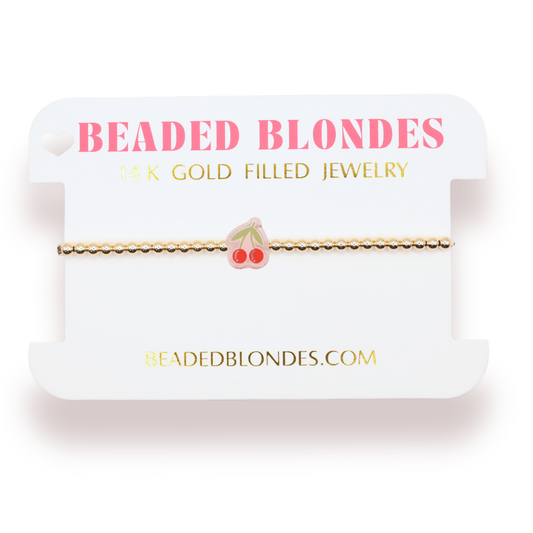 Cherry Bracelet: Standard 6.75 Inch