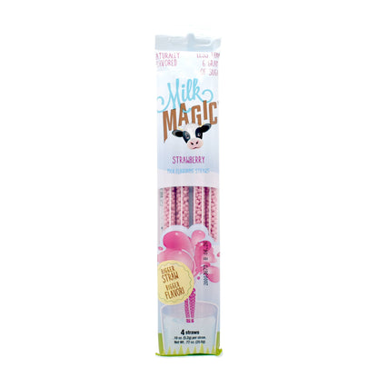 Milk Magic Strawberry Milk Flavoring Straws