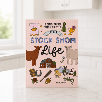 Little Stock Show Life: Going There with Cattle | Livestock Coloring Book for Kids