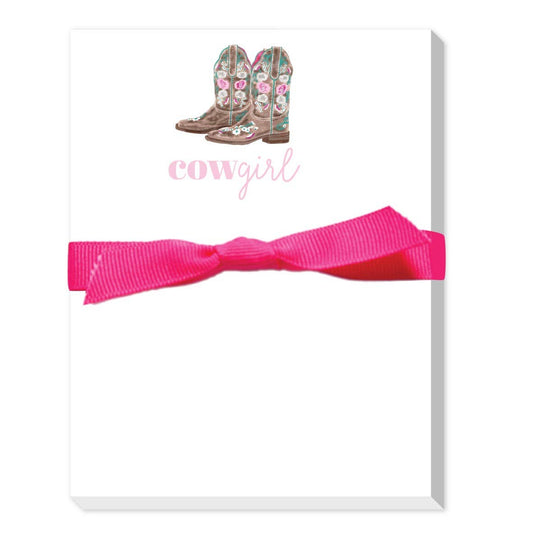 COWGIRL GIRL MINI NOTEPAD