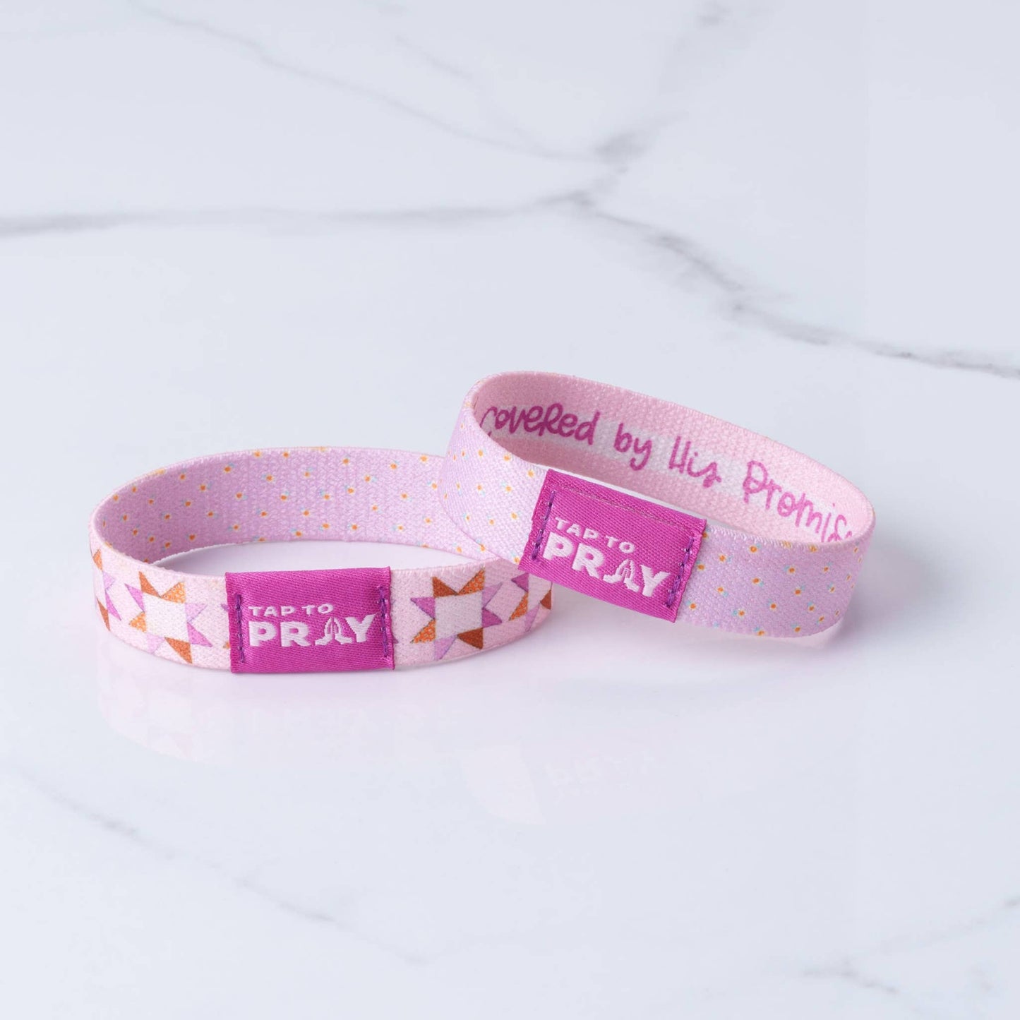 Tap To Pray™ - Kingfolk Series Wristband - Covered by His Promises: X-Small