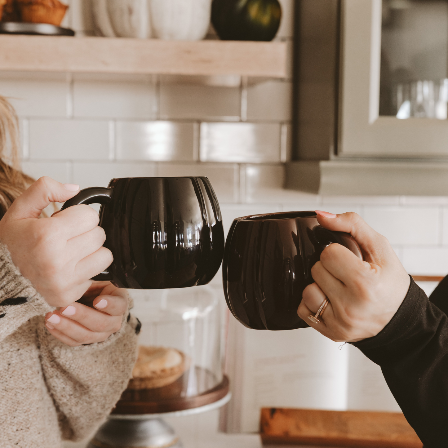 Black Pumpkin Coffee Mug - Fall Decor & Gifts