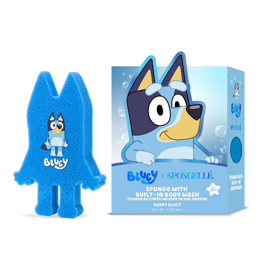 Bluey Berry Blast Body Buffer | Bluey x Spongellé