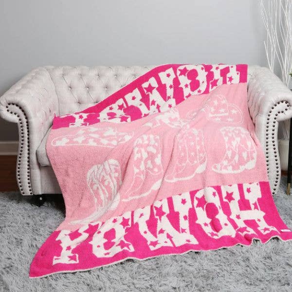 Howdy Soft Print Blanket