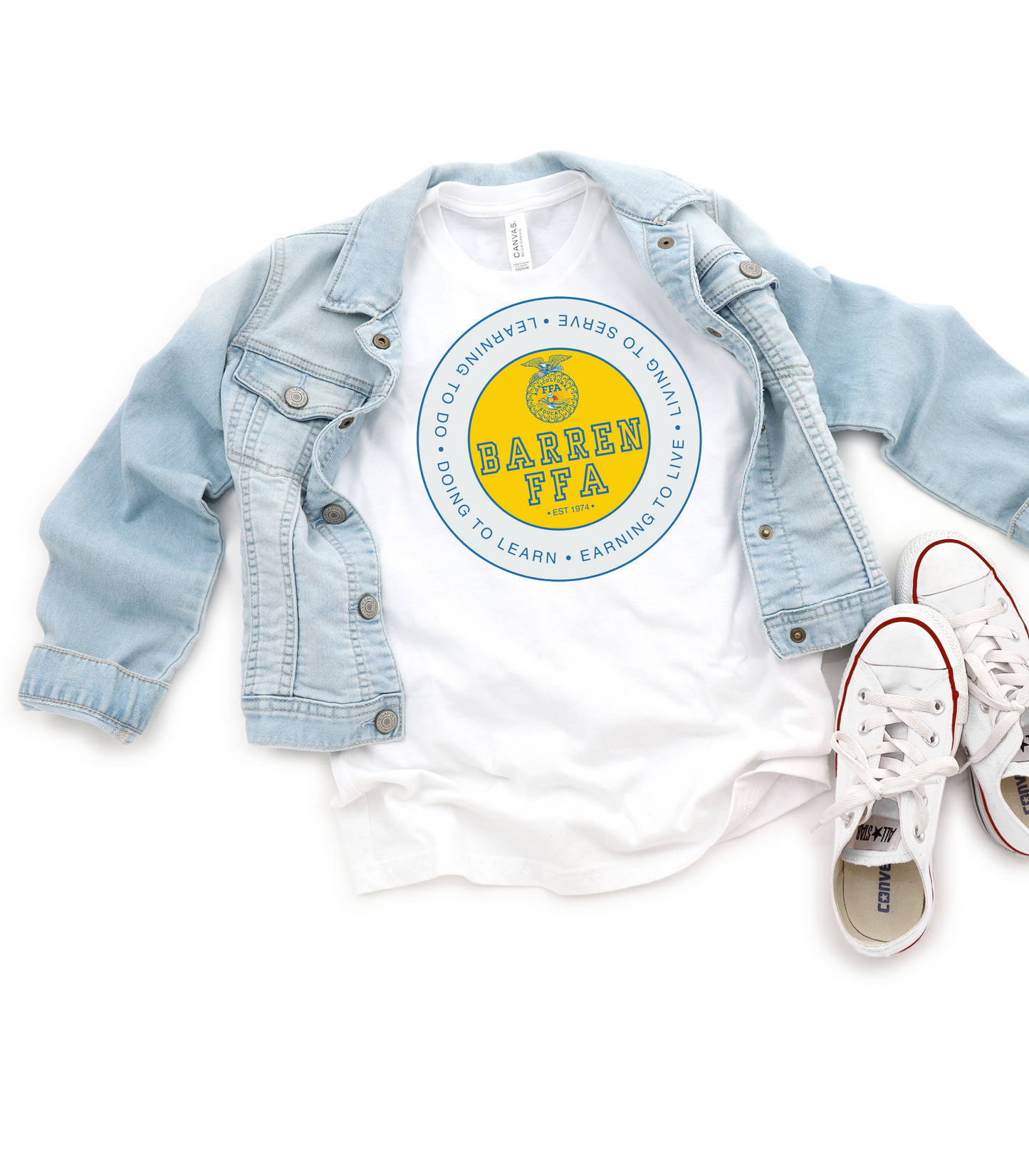 Barren Circle White Tee