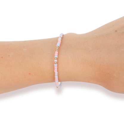 Pastel Sprinkle Bracelet: Standard 6.75 inch