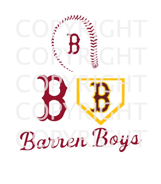 Barren Baseball Sticker Pack