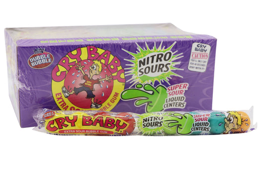 Cry Baby Nitro Sour Gum Ball 9pc Tube,