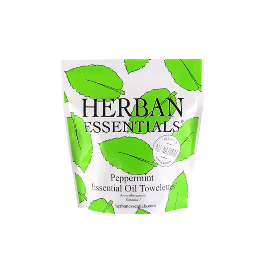 7 Individually Wrapped Peppermint Towelettes