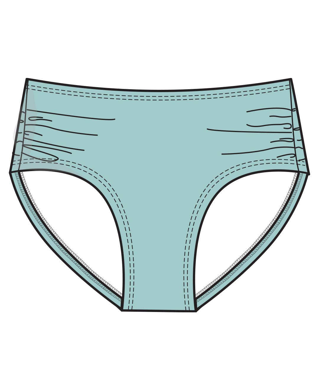 Vintage Aqua Women's Swim Bottoms: Women's XS / Blue