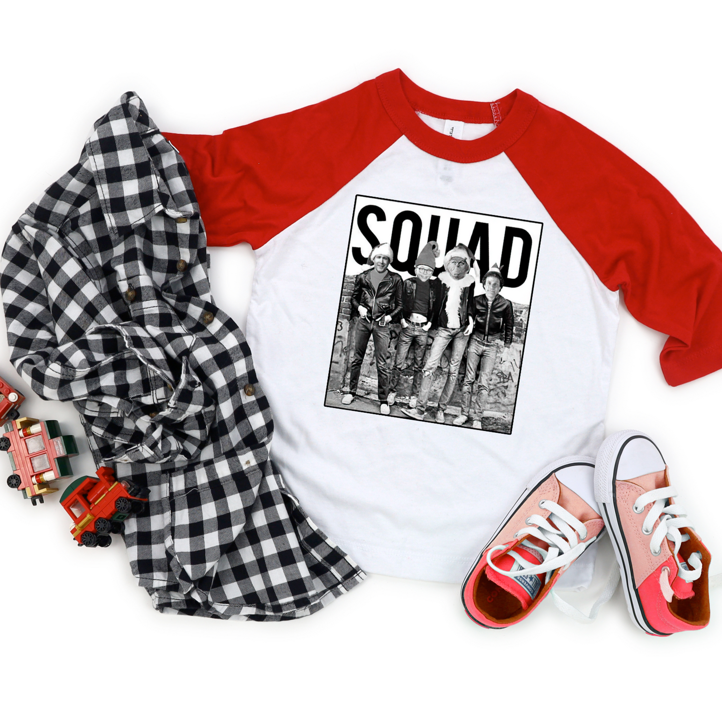 Christmas SQUAD Toddler & Youth Raglan