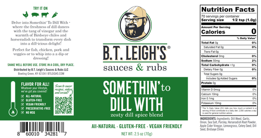 Somethin' To Dill With - Zesty Dill Spice Blend