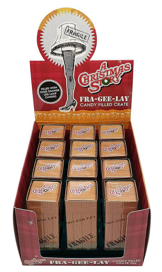 Christmas Story Fra-Gee-Lay Candy Filled Crate