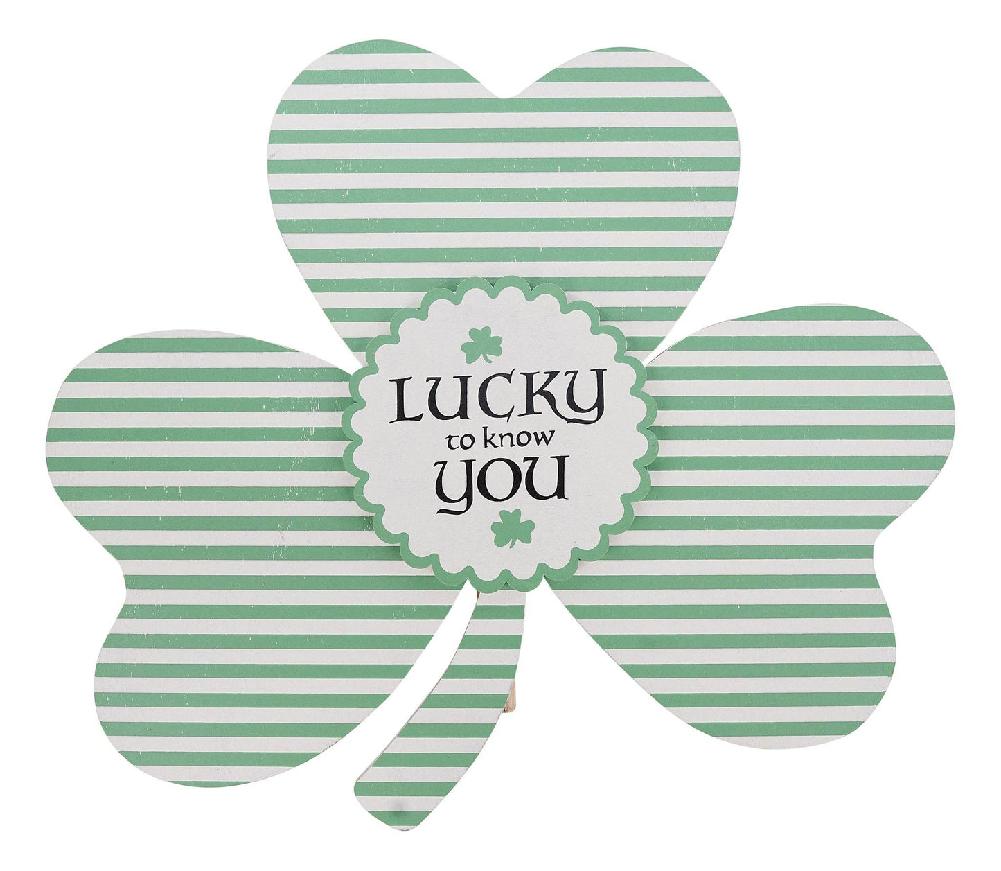 Lucky To Know You Shamrock Topper