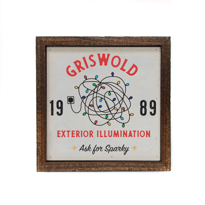 Griswold Exterior Illumination Holiday Sign Christmas Decor