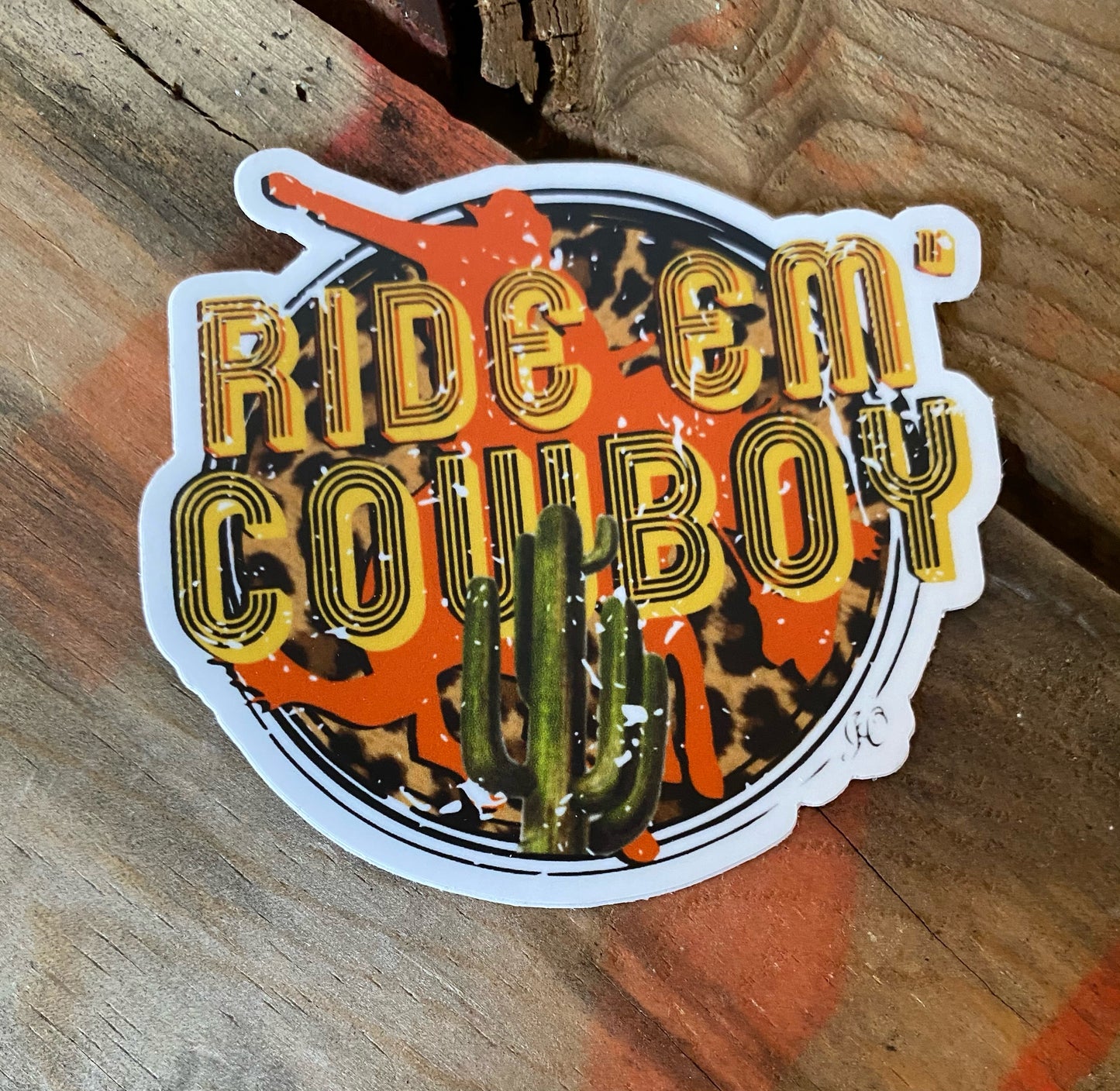 Ride Em Cowboy Waterproof Decal/Sticker