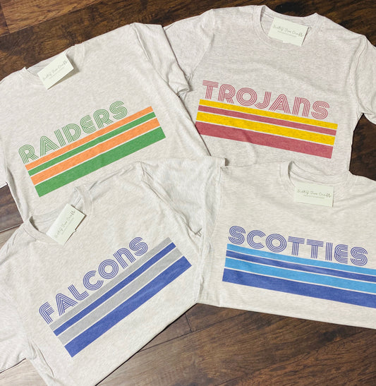 Throwback School Spirit Tee-Youth(School Options)