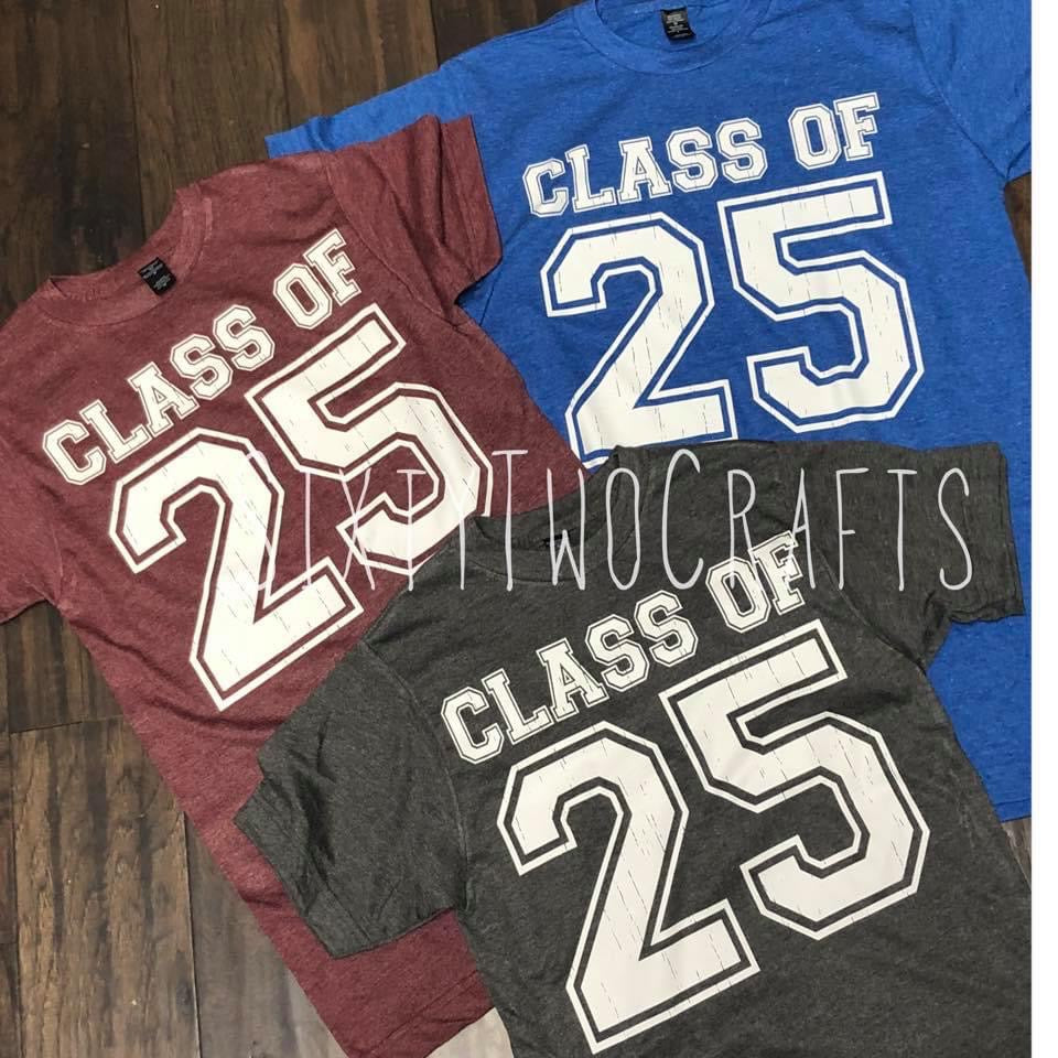 Class of 2025 Tee- Multiple Color Options
