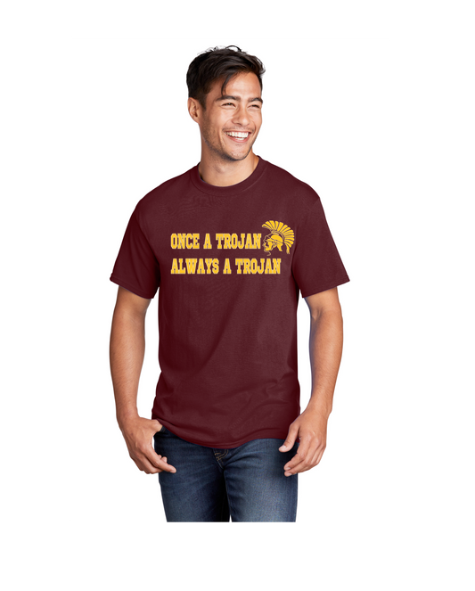 BC BASEBALL Fundraiser Tee- Once A Trojan
